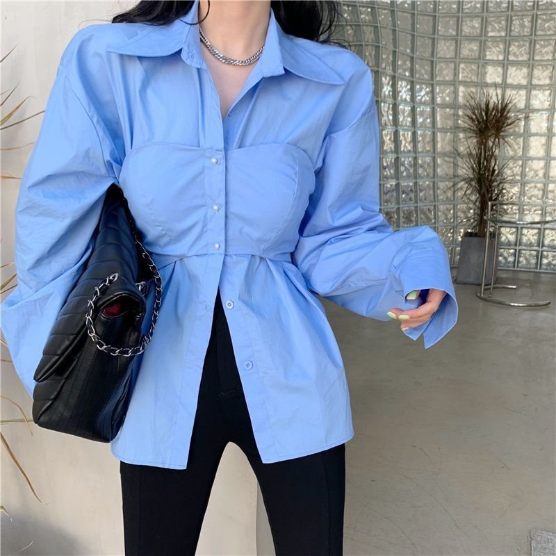 Shirt Women's Design Sense Niche Spring And Autumn New Shirt