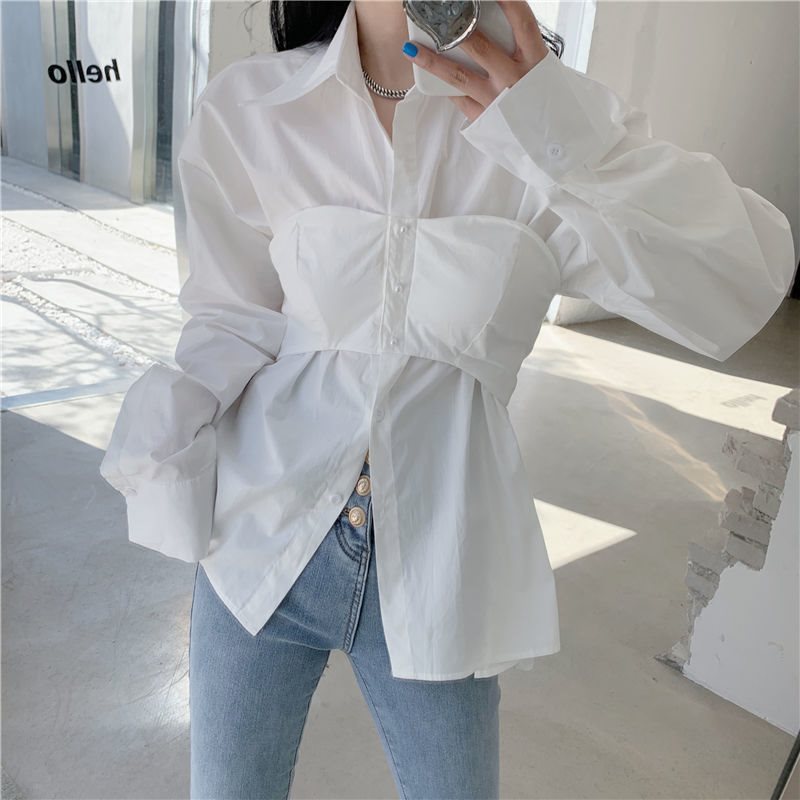 Shirt Women's Design Sense Niche Spring And Autumn New Shirt