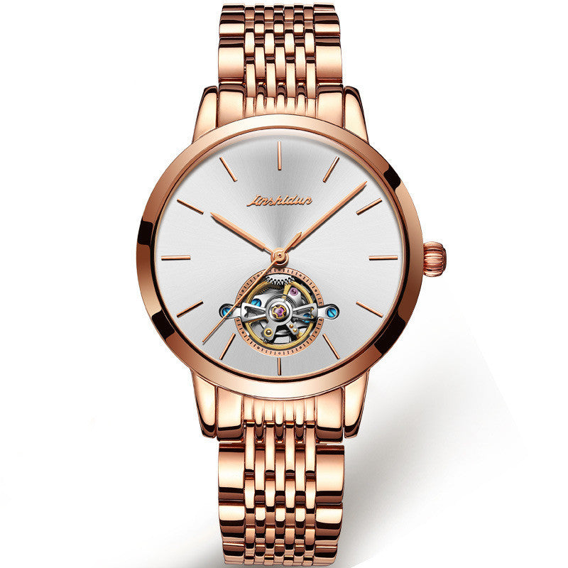 Hollow simple waterproof ladies watch
