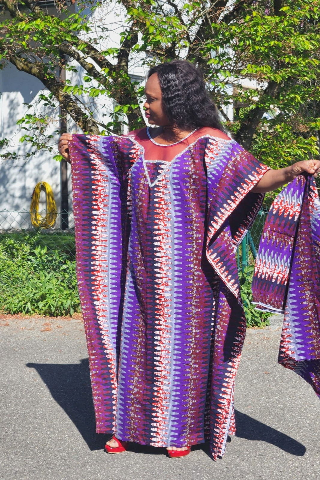 ROBE ÉLEGANTE EN WAX POUR FEMME