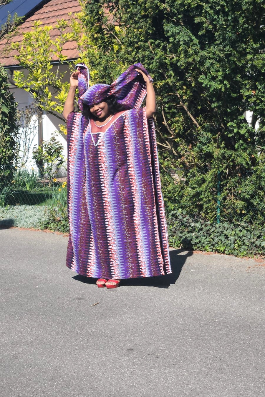 ROBE ÉLEGANTE EN WAX POUR FEMME