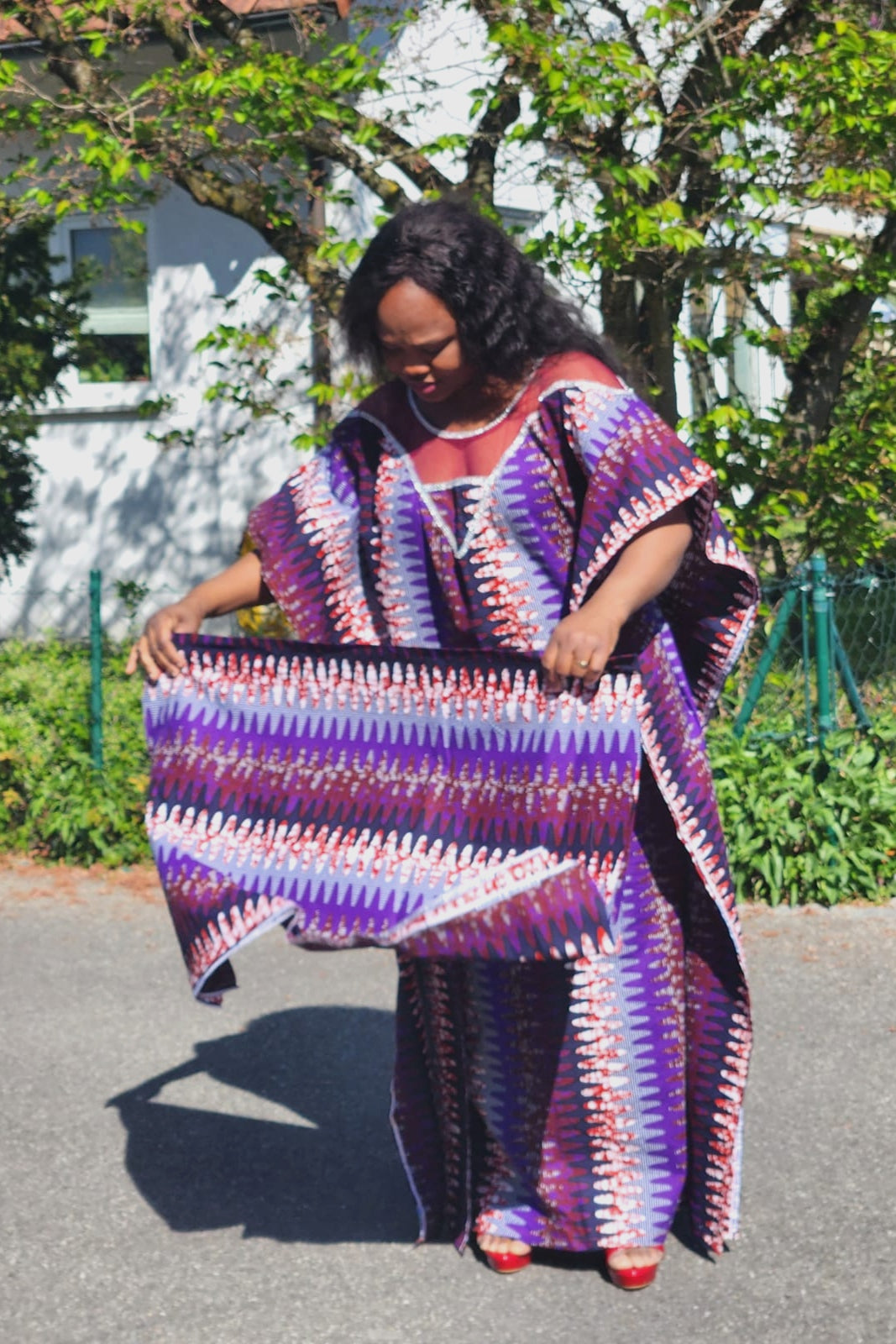 ROBE ÉLEGANTE EN WAX POUR FEMME