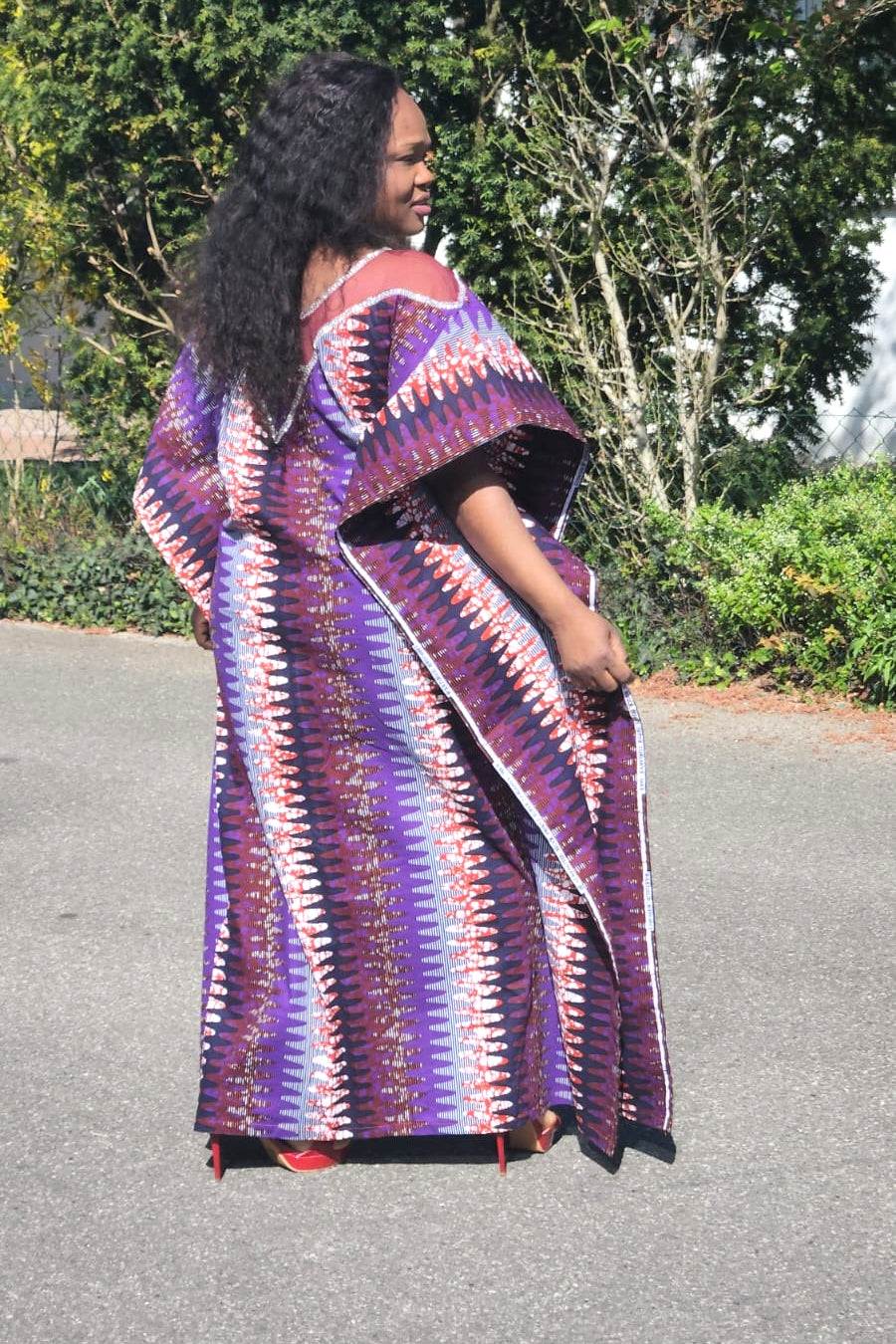 ROBE ÉLEGANTE EN WAX POUR FEMME