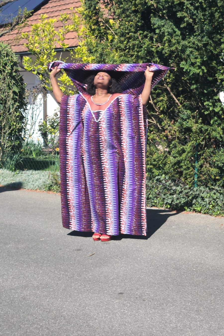 ROBE ÉLEGANTE EN WAX POUR FEMME