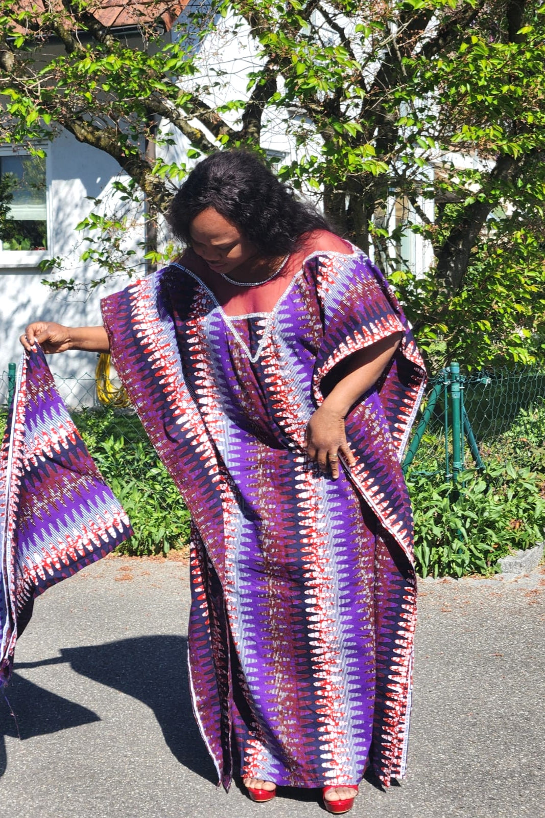 ROBE ÉLEGANTE EN WAX POUR FEMME