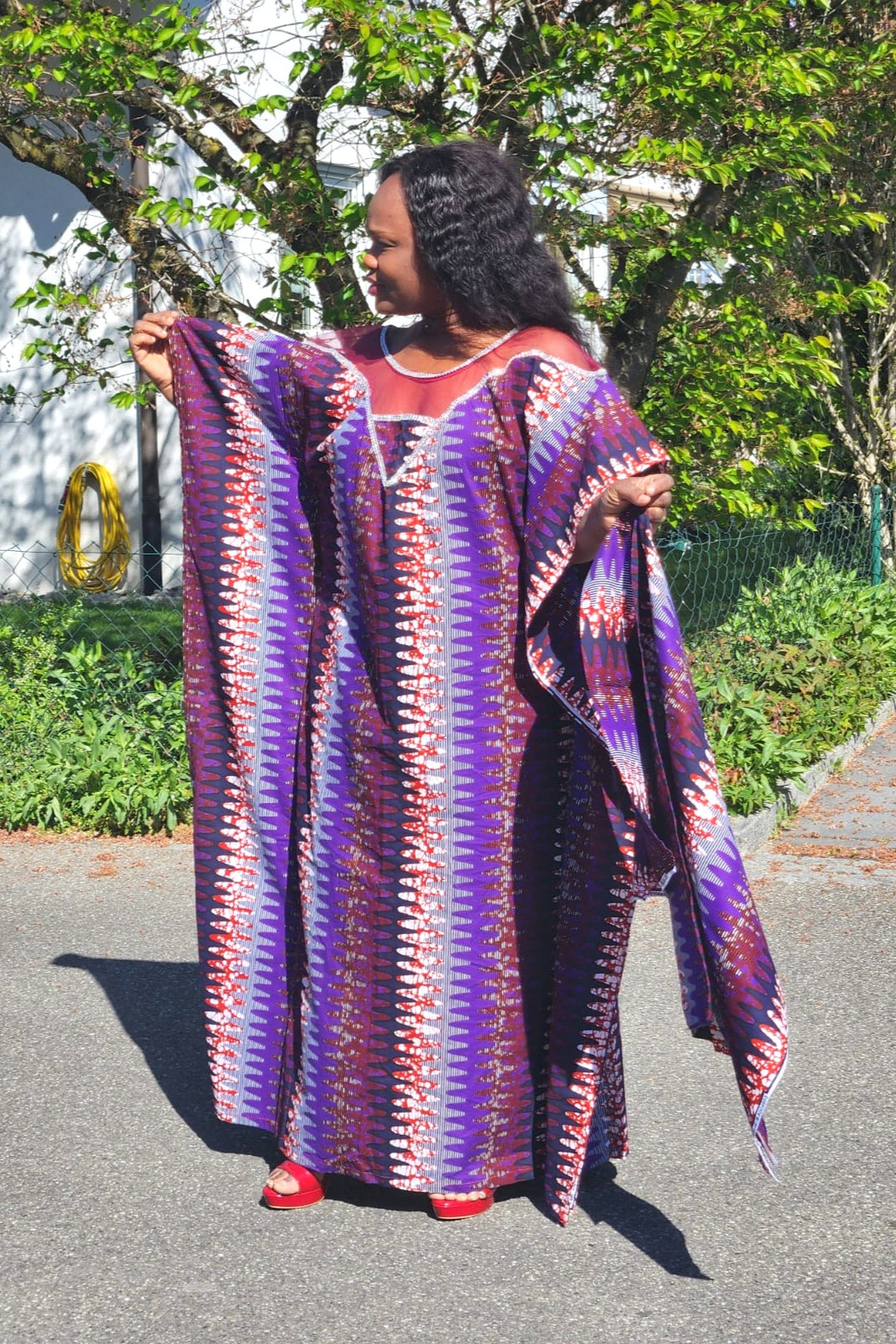 ROBE ÉLEGANTE EN WAX POUR FEMME
