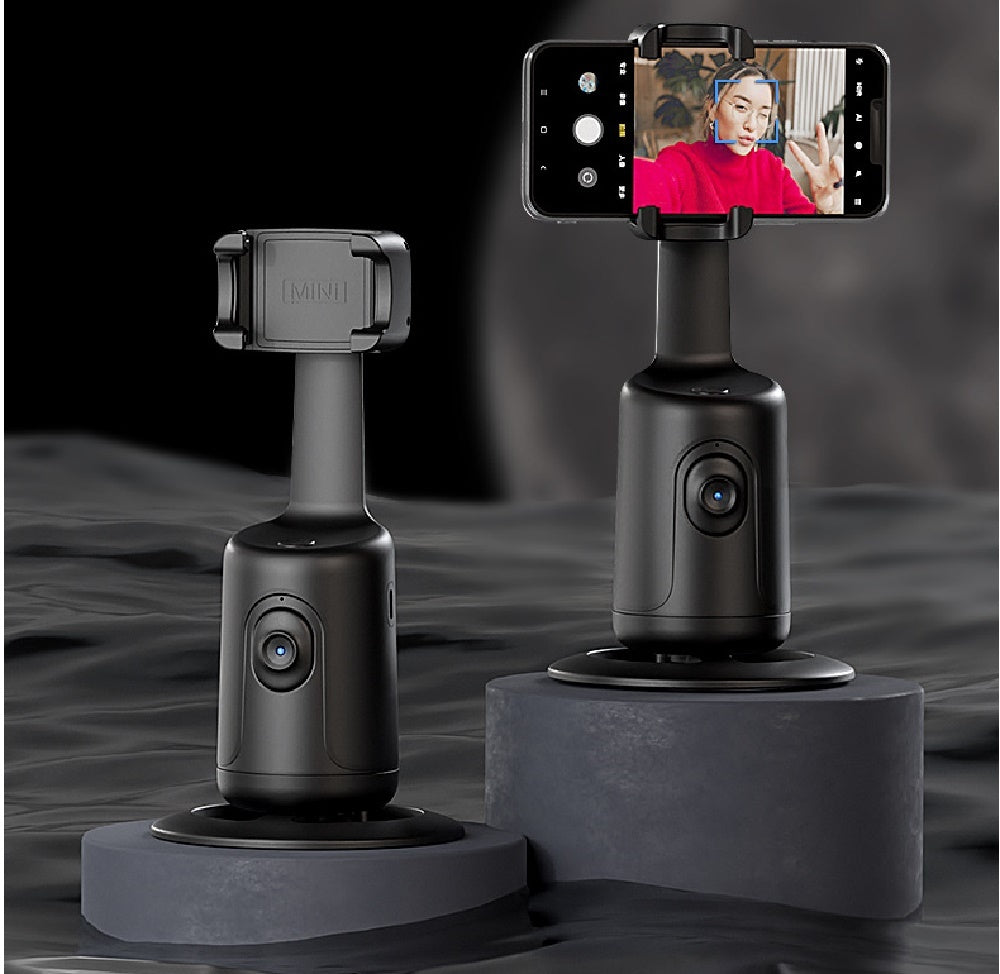 360 Auto Face Tracking Gimbal AI Smart Gimbal Face Tracking Auto Phone Holder For Smartphone Video Vlog Live Stabilizer Tripod - ADJOVIMARK