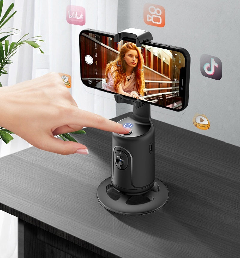 360 Auto Face Tracking Gimbal AI Smart Gimbal Face Tracking Auto Phone Holder For Smartphone Video Vlog Live Stabilizer Tripod - ADJOVIMARK