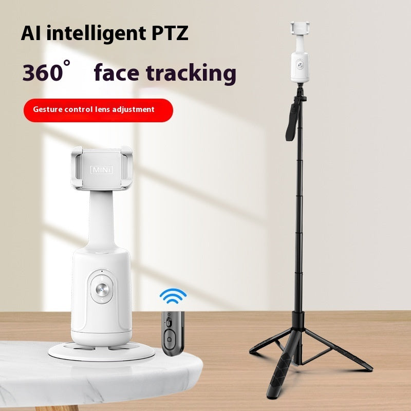 360 Auto Face Tracking Gimbal AI Smart Gimbal Face Tracking Auto Phone Holder For Smartphone Video Vlog Live Stabilizer Tripod - ADJOVIMARK