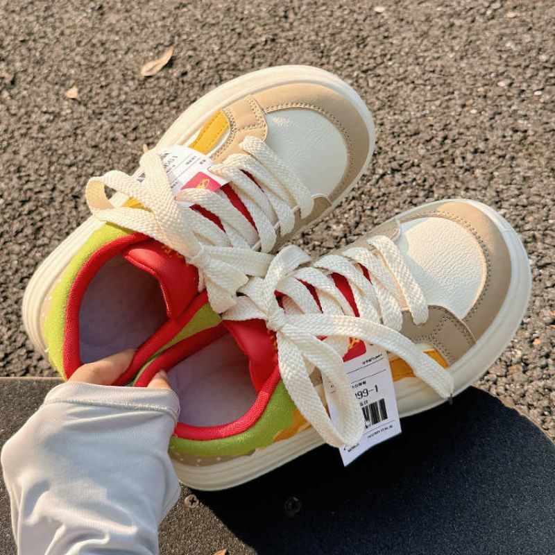 New White Big Toe Bread Shoes Sports Women's Shoes - ADJOVIMARK