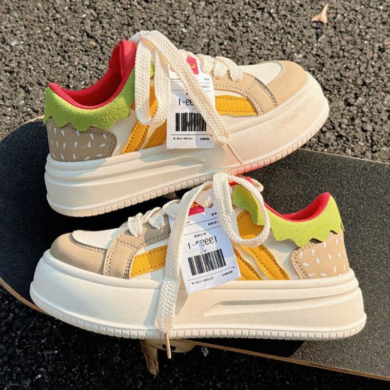 New White Big Toe Bread Shoes Sports Women's Shoes - ADJOVIMARK