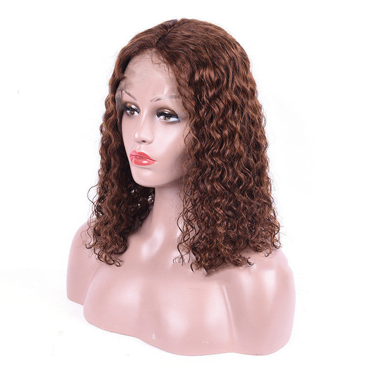 Customized Brazilian Real Hair Color Wave Head Cover - ADJOVIMARK