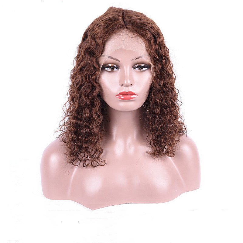 Customized Brazilian Real Hair Color Wave Head Cover - ADJOVIMARK