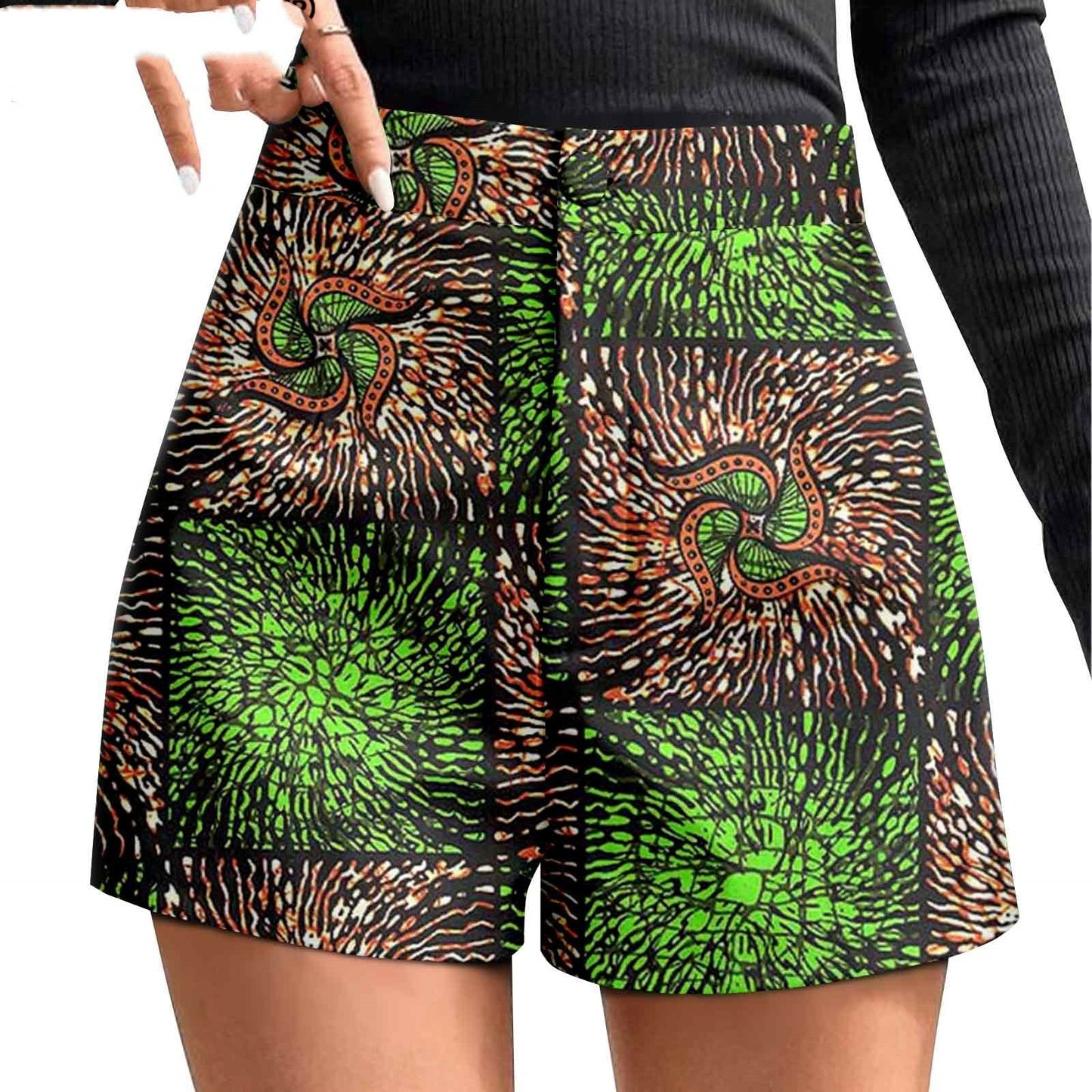 African Duplex Printing Batik Shorts - ADJOVIMARK