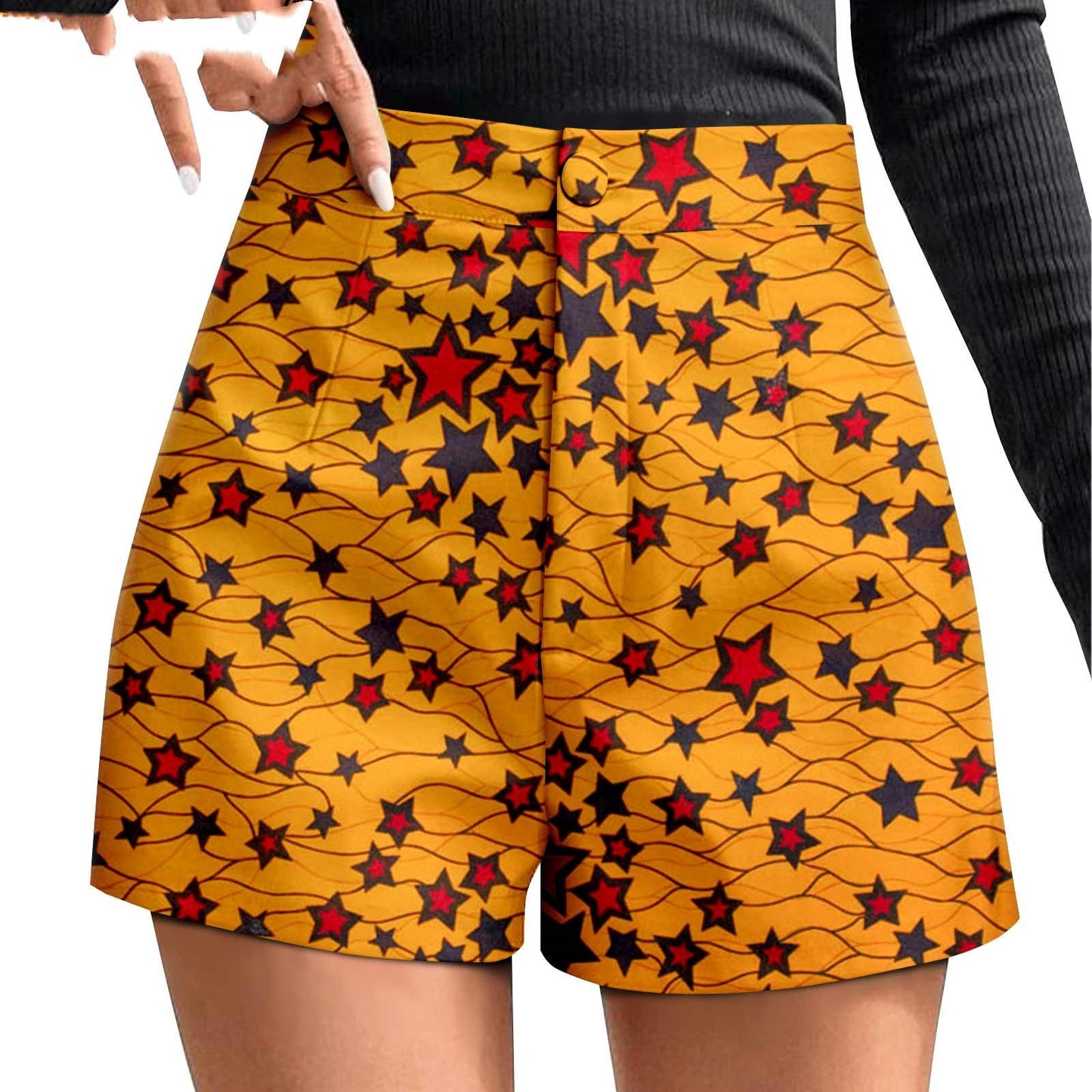 African Duplex Printing Batik Shorts - ADJOVIMARK