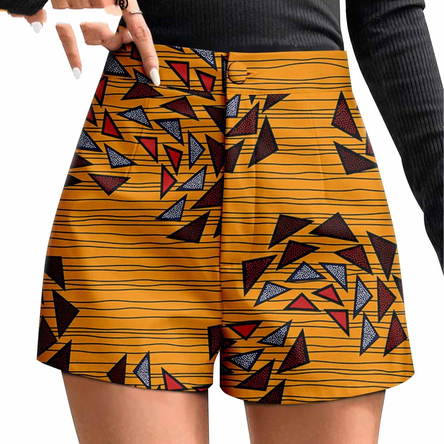 African Duplex Printing Batik Shorts - ADJOVIMARK