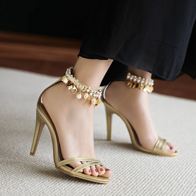 French High Heel Stiletto Fashion Sandals Fairy Style Fashion Women's Shoes - ADJOVIMARK