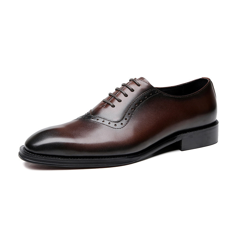 Business Carved Pointed Retro Wedding Shoes Men - ADJOVIMARK