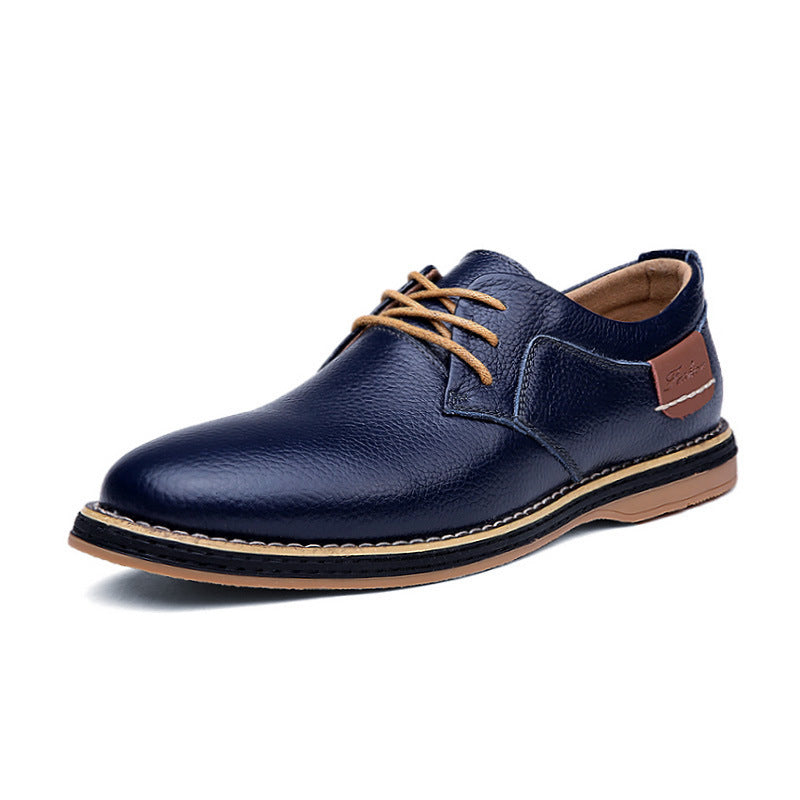 Large Size Leather Shoes Men 48 Leather British Shoes Men - ADJOVIMARK