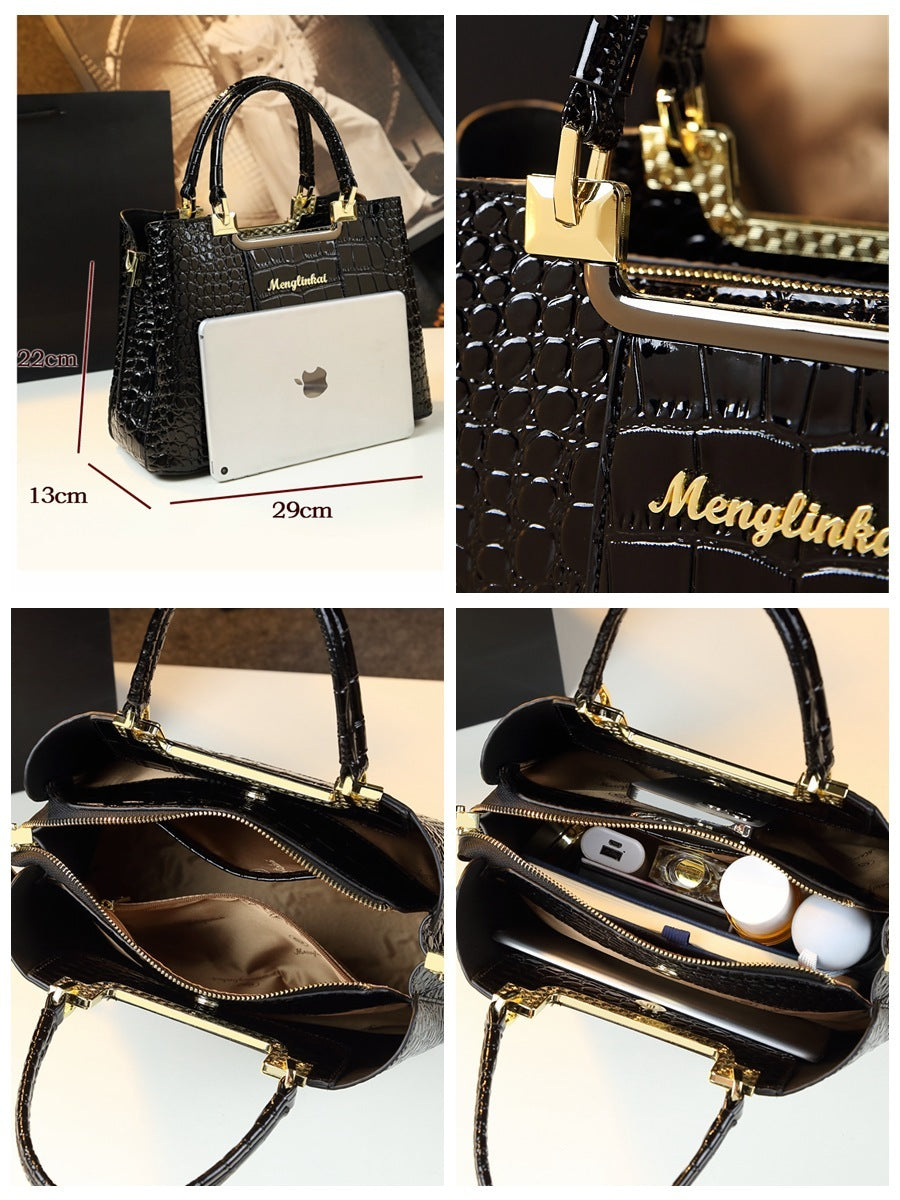 Fashion Print Atmospheric Light Luxury Handbag - ADJOVIMARK