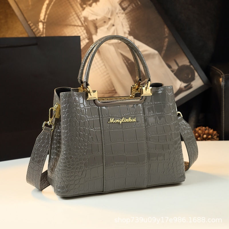 Fashion Print Atmospheric Light Luxury Handbag - ADJOVIMARK