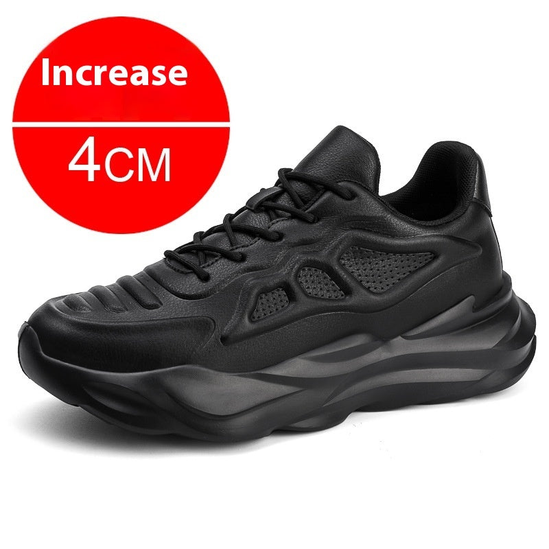 Summer New Invisible Height-increasing Shoes Men's 8CM Breathable Clunky Sneakers - ADJOVIMARK