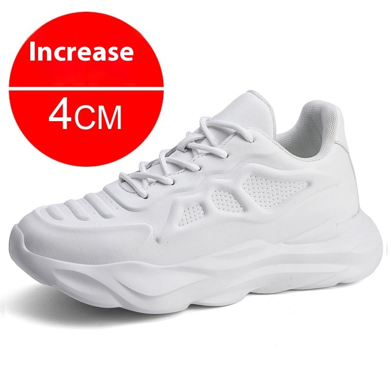 Summer New Invisible Height-increasing Shoes Men's 8CM Breathable Clunky Sneakers - ADJOVIMARK