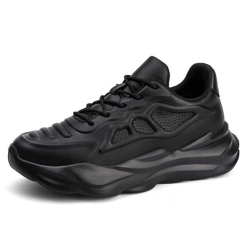 Summer New Invisible Height-increasing Shoes Men's 8CM Breathable Clunky Sneakers - ADJOVIMARK
