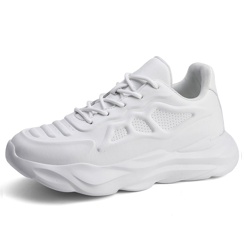 Summer New Invisible Height-increasing Shoes Men's 8CM Breathable Clunky Sneakers - ADJOVIMARK