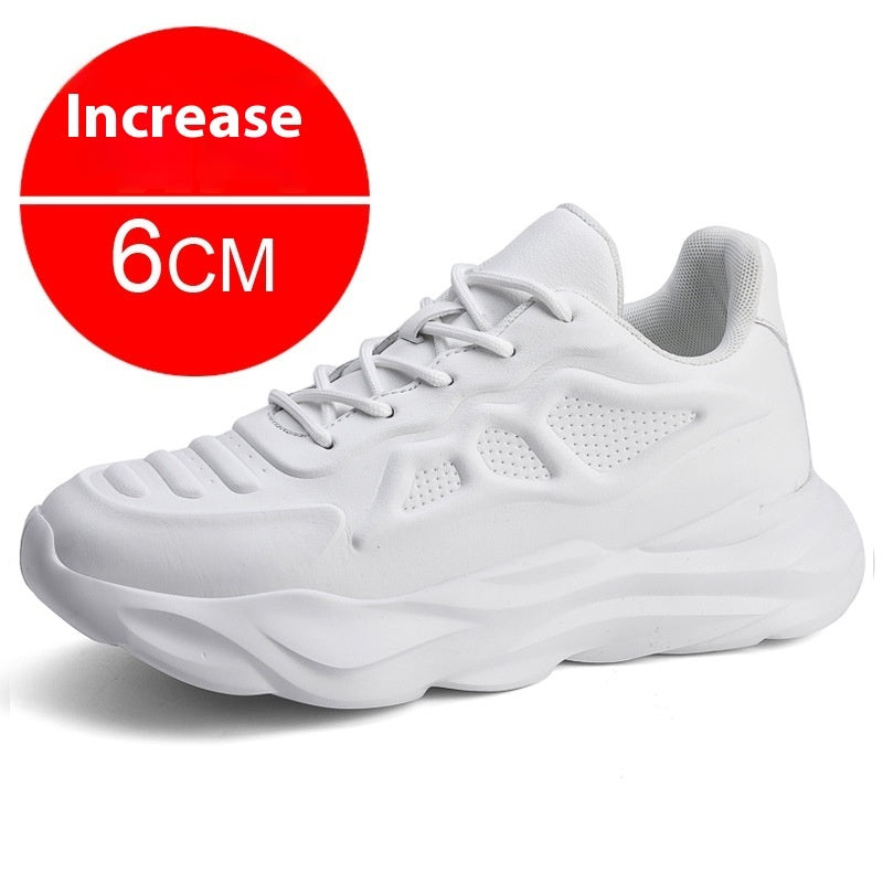 Summer New Invisible Height-increasing Shoes Men's 8CM Breathable Clunky Sneakers - ADJOVIMARK