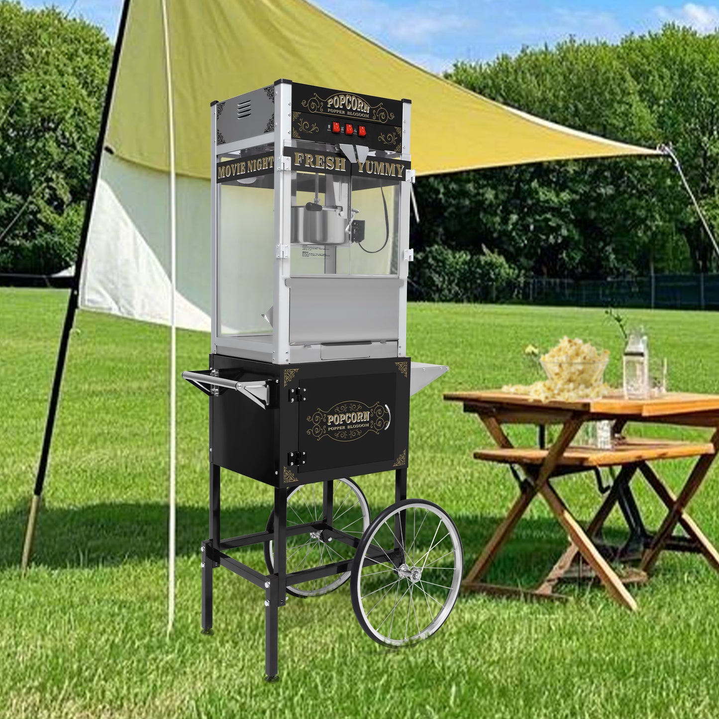 Luxury Commercial Fully Automatic Popcorn Machine - ADJOVIMARK
