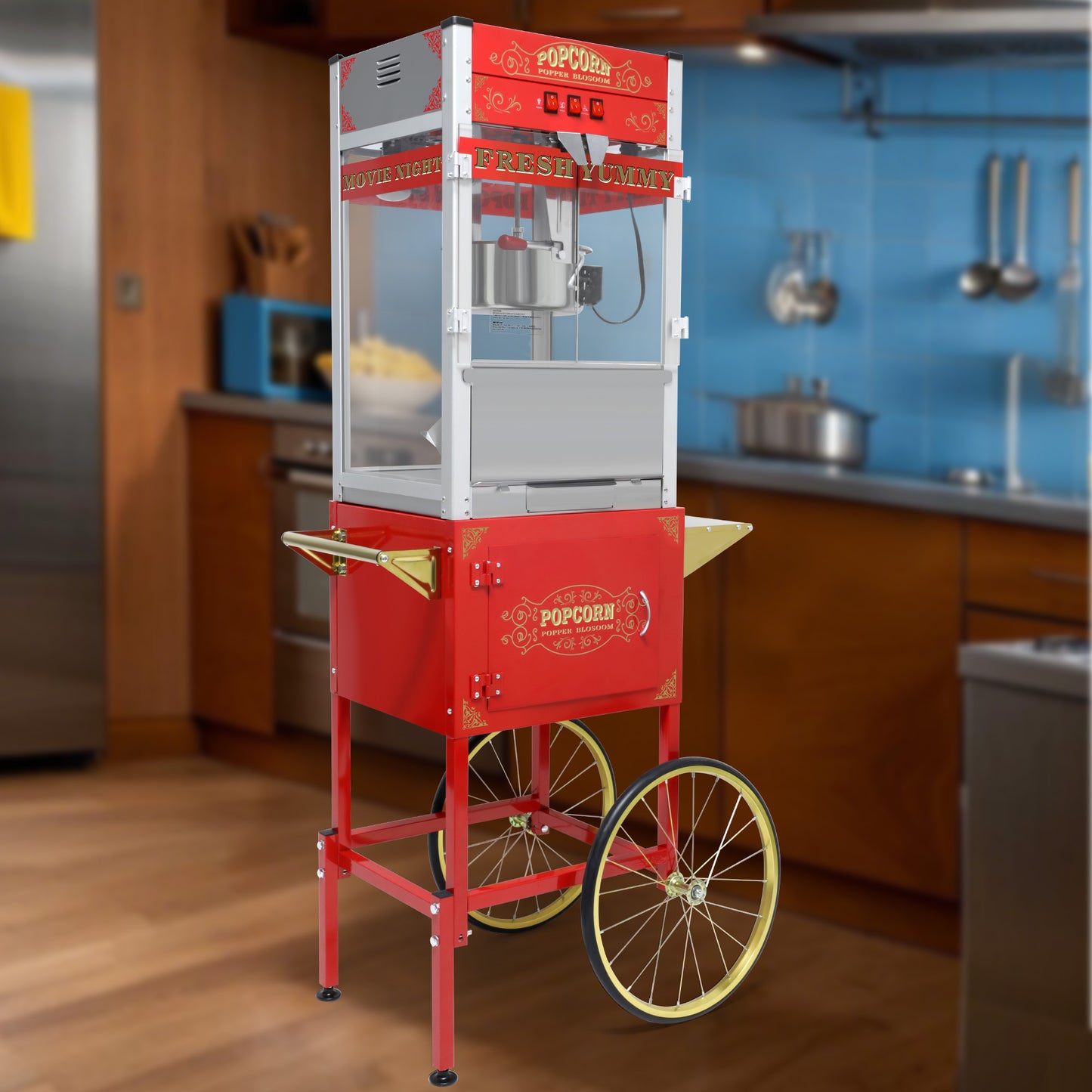 Luxury Commercial Fully Automatic Popcorn Machine - ADJOVIMARK