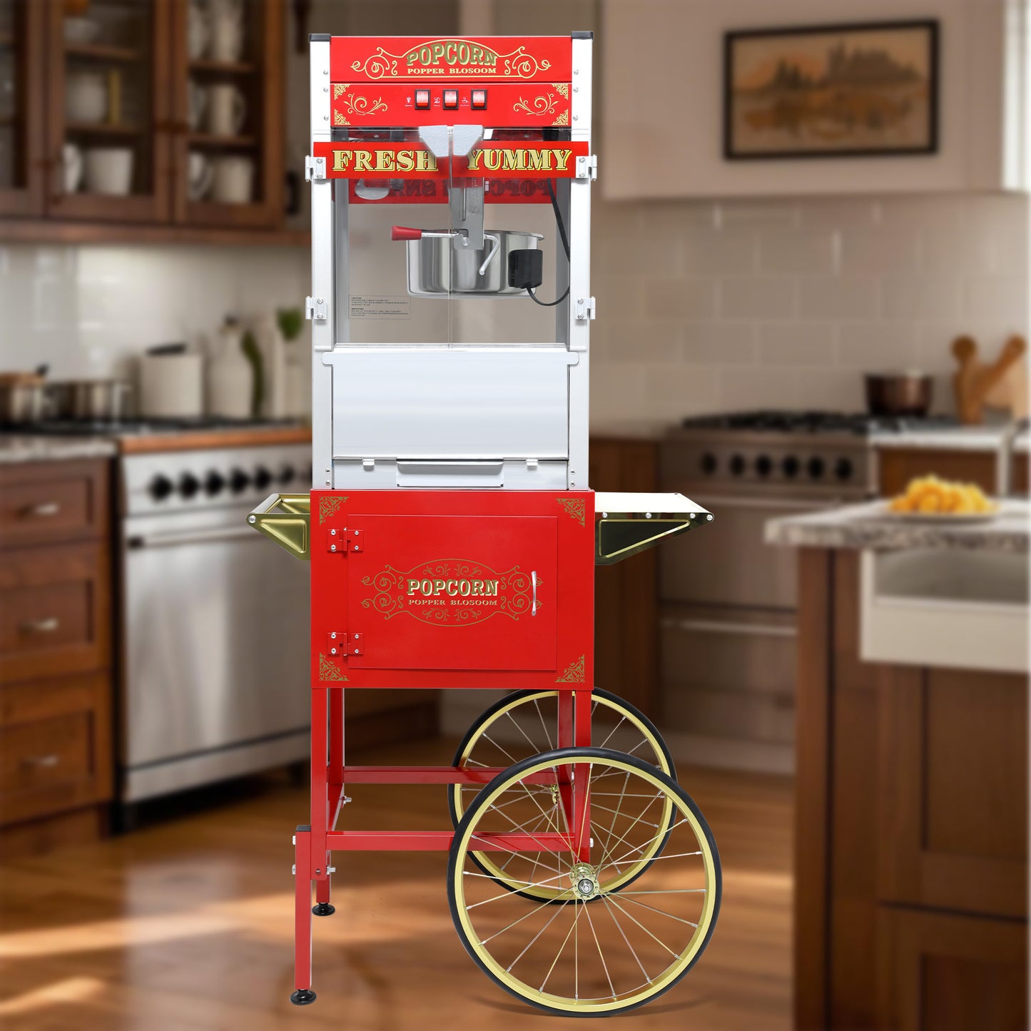 Luxury Commercial Fully Automatic Popcorn Machine - ADJOVIMARK