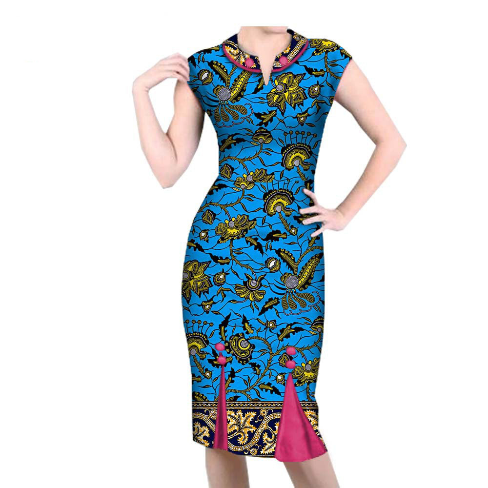 African Spring Casual Dress 1825001 - ADJOVIMARK