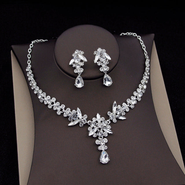 Royal Queen Bridal Jewelry Sets For Women Luxury Tiaras Crow - ADJOVIMARK