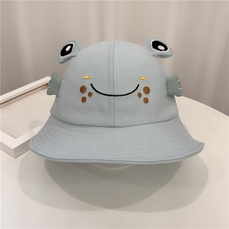 New Products Kitten And Frog Sun Hat Small Pot Hat Baby Hat - ADJOVIMARK