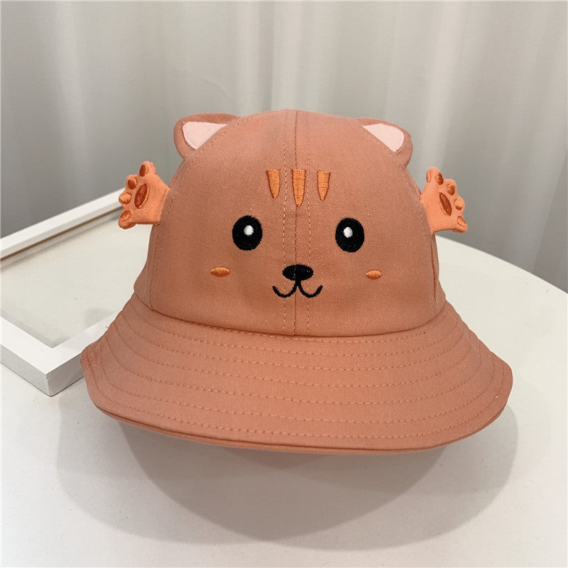 New Products Kitten And Frog Sun Hat Small Pot Hat Baby Hat - ADJOVIMARK