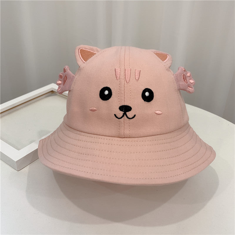 New Products Kitten And Frog Sun Hat Small Pot Hat Baby Hat - ADJOVIMARK