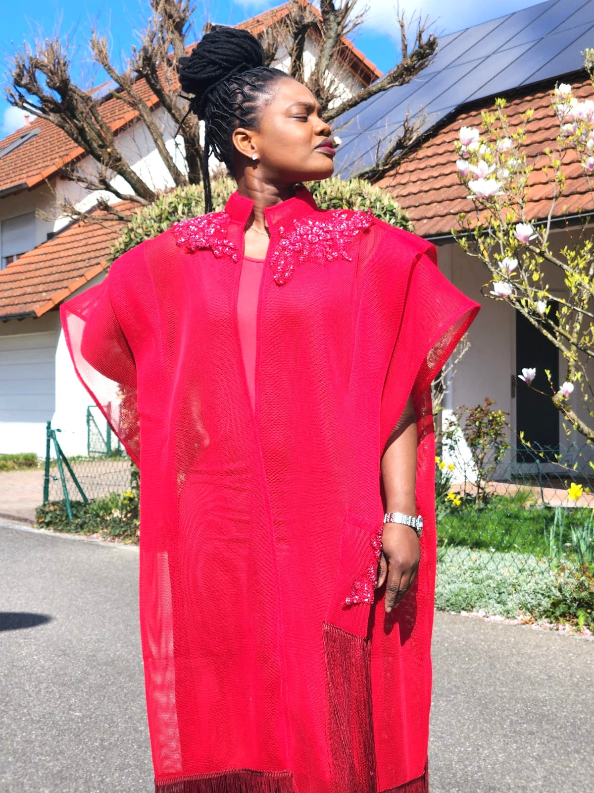 ROBE EN MAILLE POUR FEMME - ADJOVIMARK