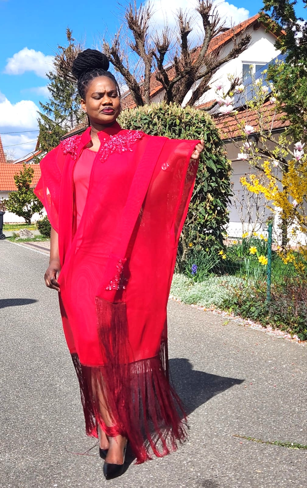 ROBE EN MAILLE POUR FEMME - ADJOVIMARK