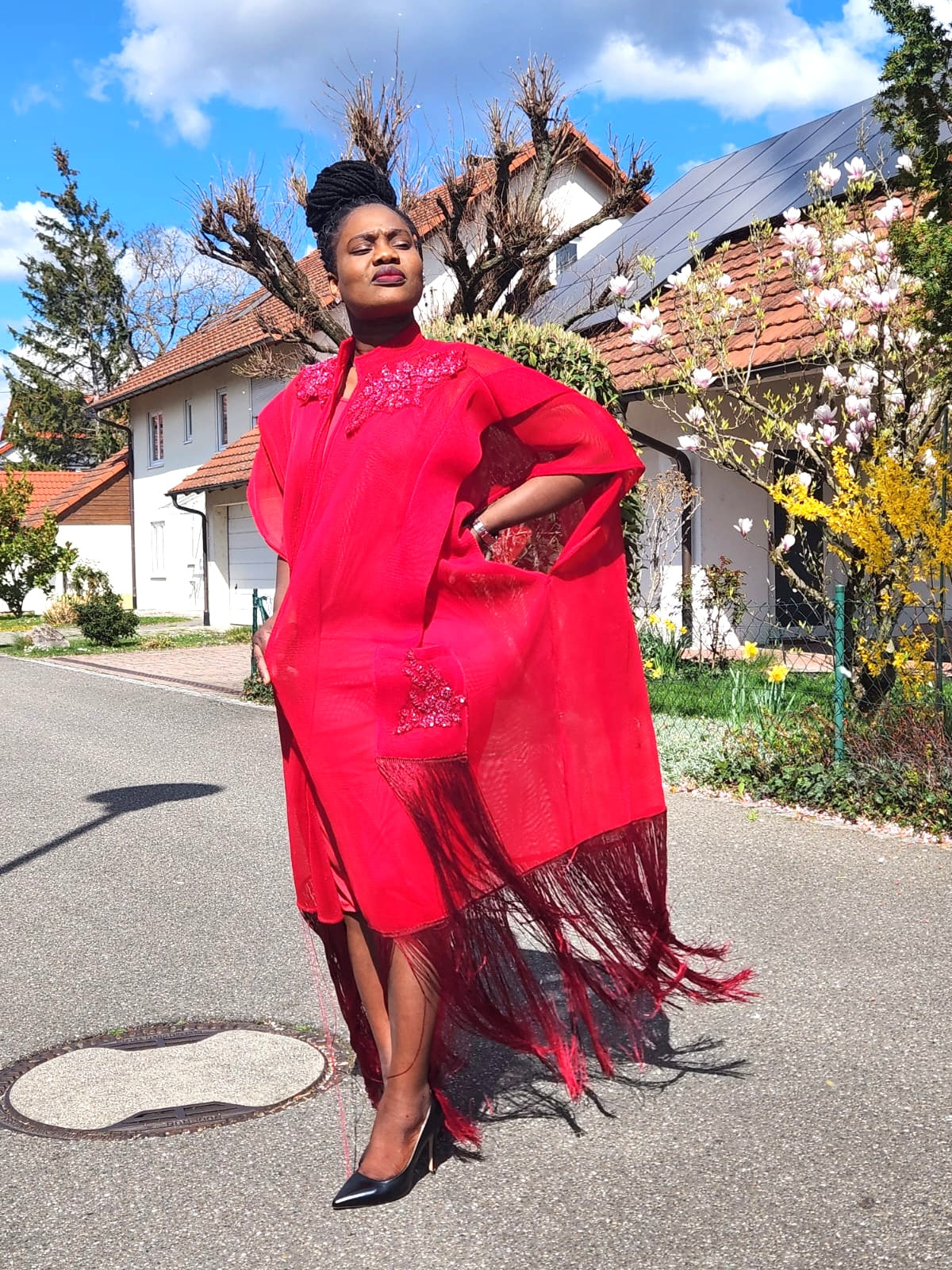 ROBE EN MAILLE POUR FEMME - ADJOVIMARK