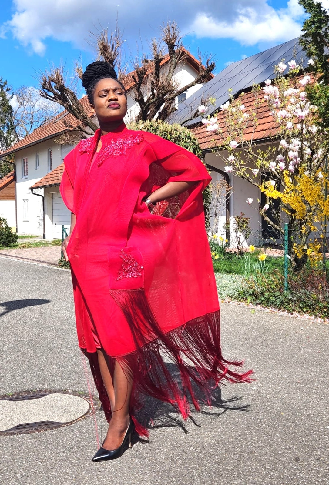 ROBE EN MAILLE POUR FEMME - ADJOVIMARK