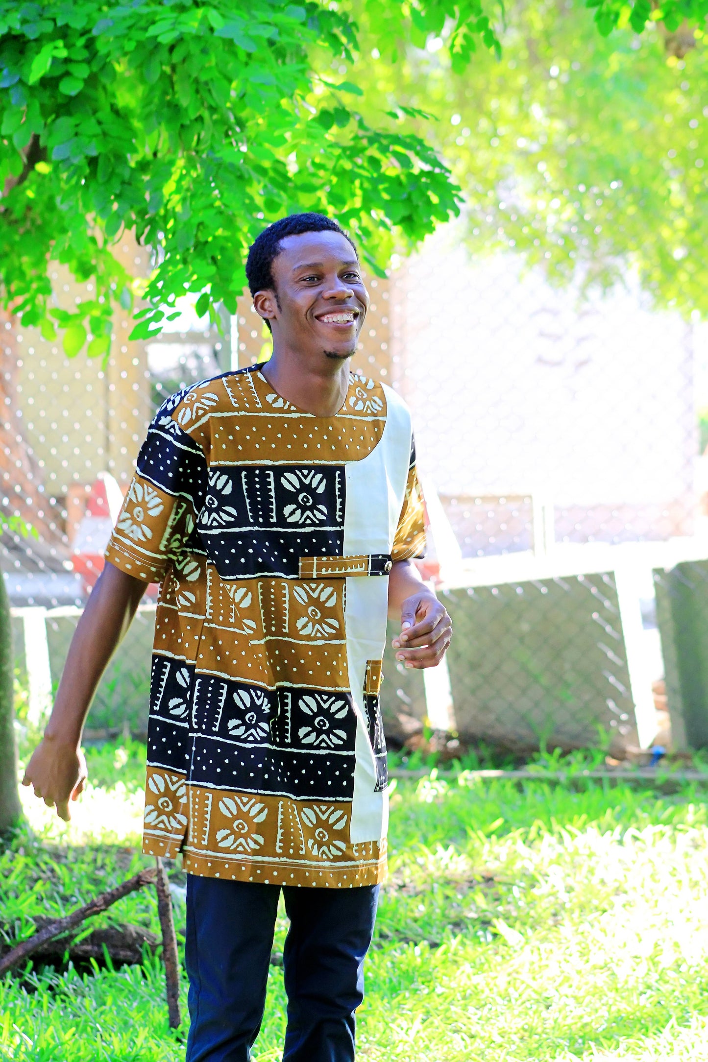 ENSEMBLE COSTUME HOMME MOTIF ETHNIQUE - ADJOVIMARK