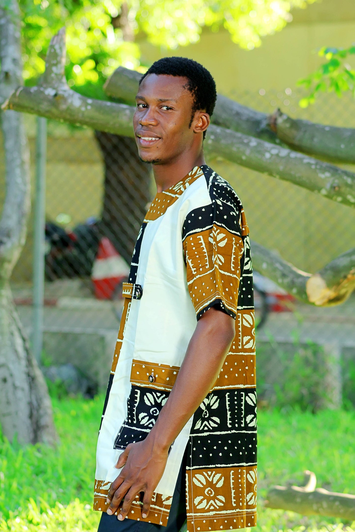 ENSEMBLE COSTUME HOMME MOTIF ETHNIQUE - ADJOVIMARK