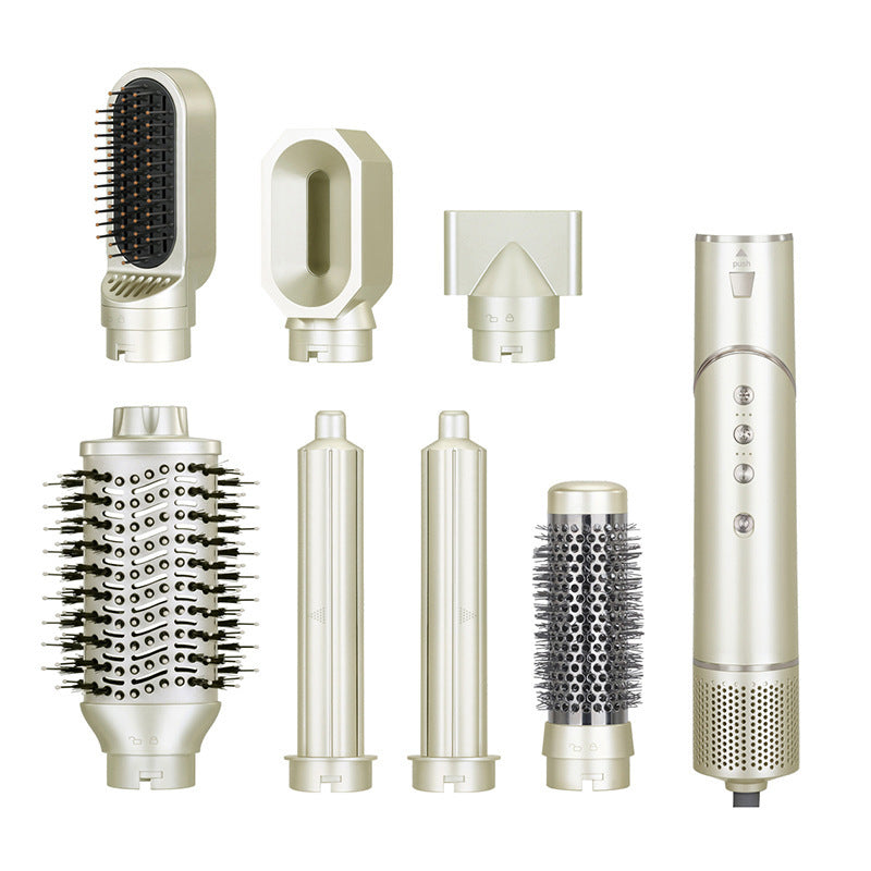 7 In 1 Hair Straightener Hair Comb One Step Hot Air Style Shaper Hair Dryer Hair Curler Brush - ADJOVIMARK