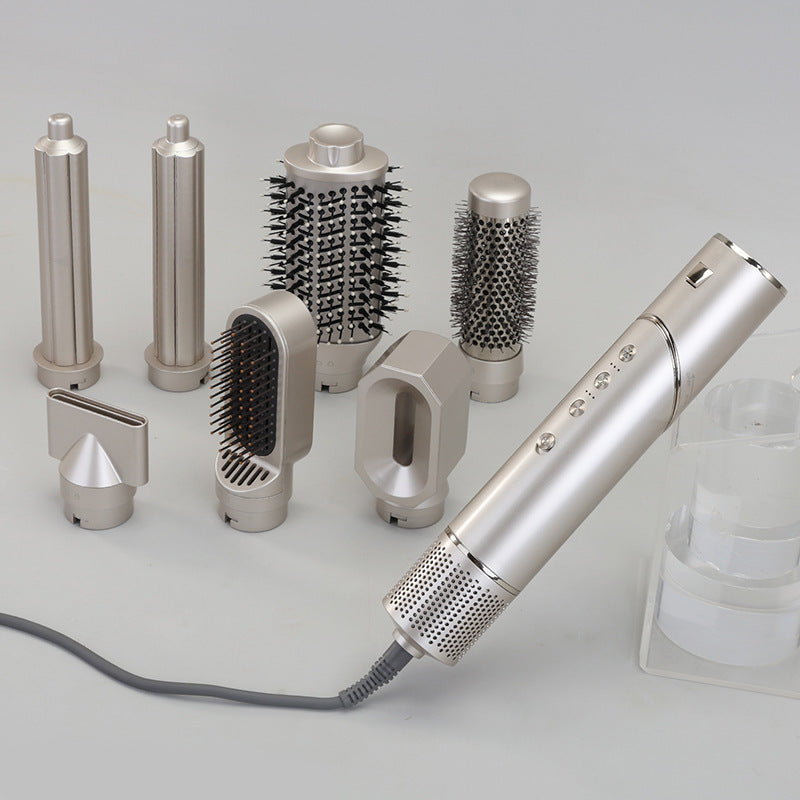 7 In 1 Hair Straightener Hair Comb One Step Hot Air Style Shaper Hair Dryer Hair Curler Brush - ADJOVIMARK