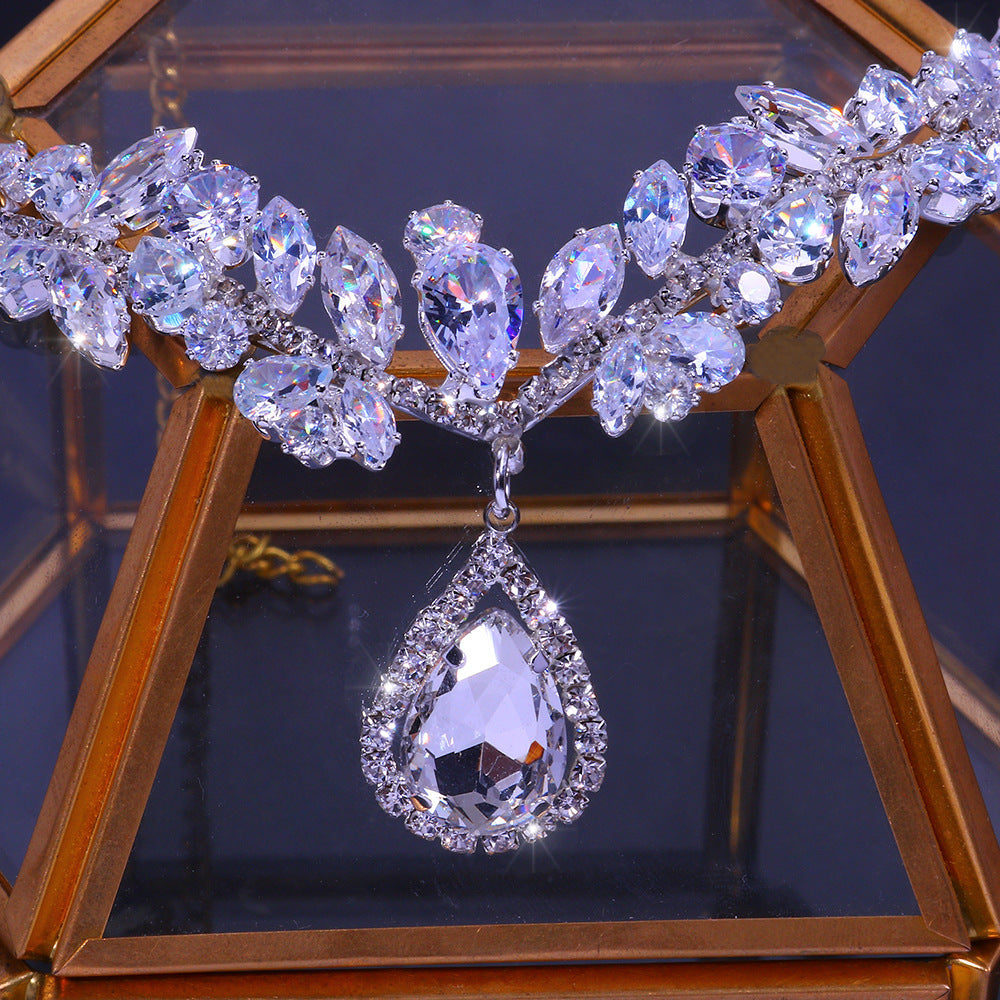 Head Chain Bridal Jewelry Women Luxury High-end Zircon Headband - ADJOVIMARK
