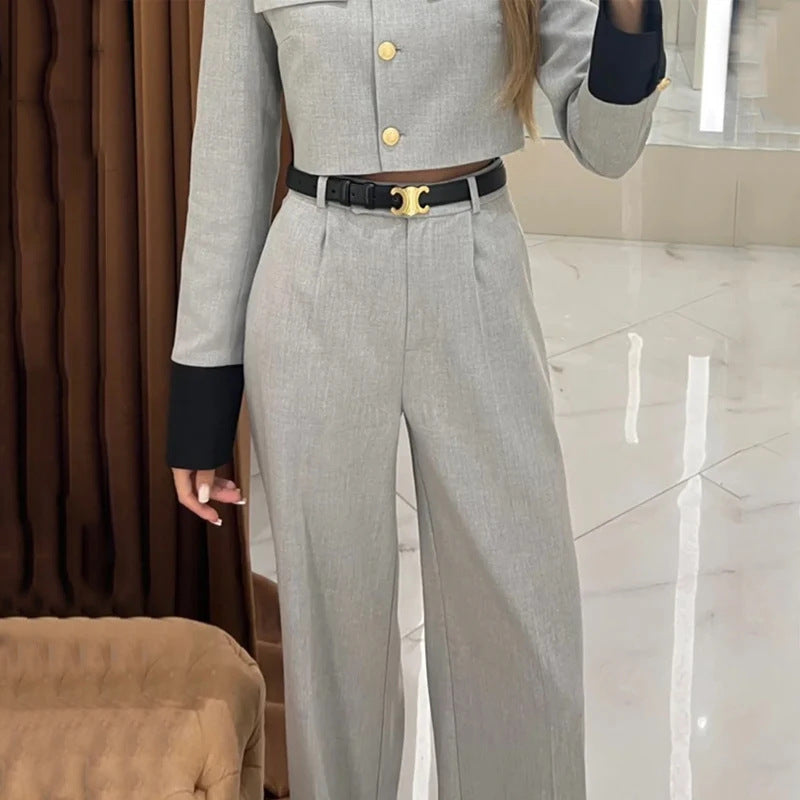 Elegant Wide-leg Pants For Women Suit - ADJOVIMARK