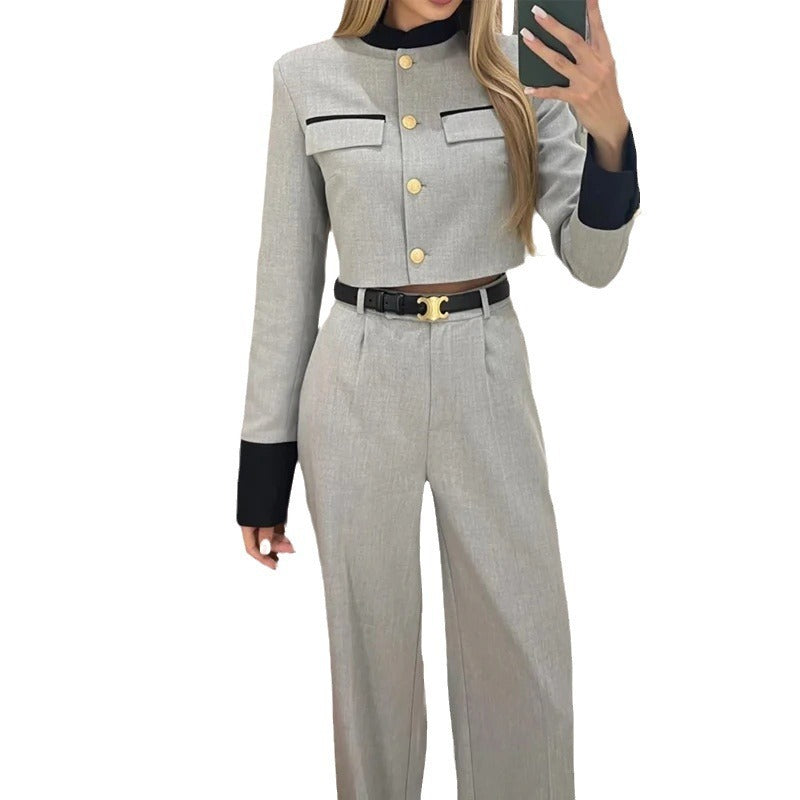 Elegant Wide-leg Pants For Women Suit - ADJOVIMARK