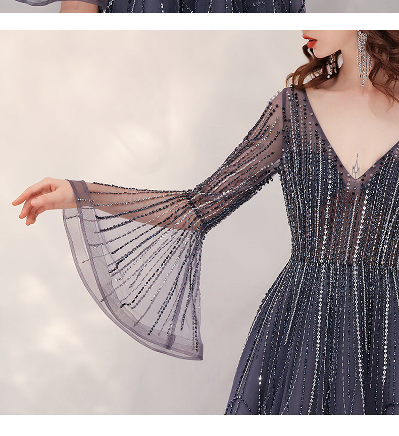 Evening Dress High-end Luxury Temperament Banquet - ADJOVIMARK